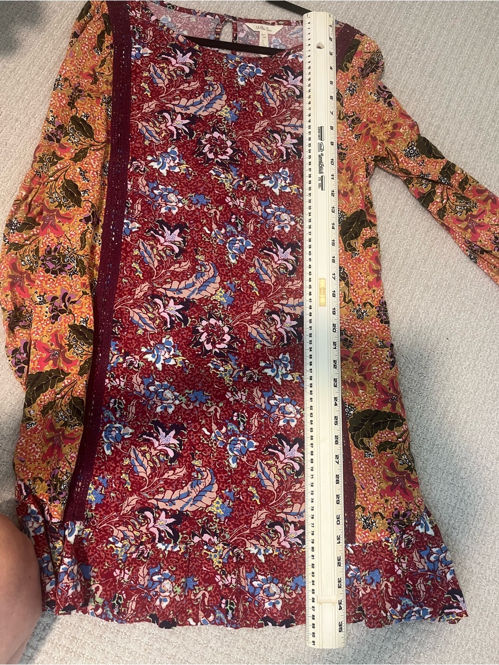Matilda Jane Lovely Menagerie Flora Boho Cottegecore Shift Dress - Picture 3 of 6